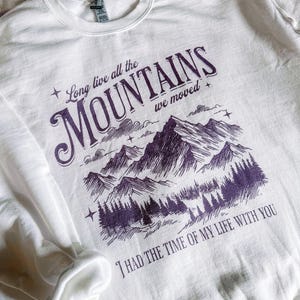 Long Live printed crewneck sweatshirt