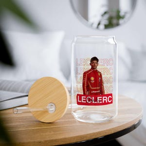 Charles Leclerc Ferrari Formula 1, F1 Sipper Glass, 16oz