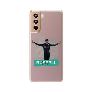 Phone Case, George Russell Formula 1 Mercedes Racing Phone Case, F1 Gift, Racing Fan, Motorsport Lover, Formula 1 Accessories, Racing