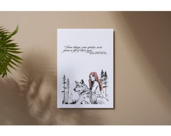 from blood and ash quote, digital print, library art
