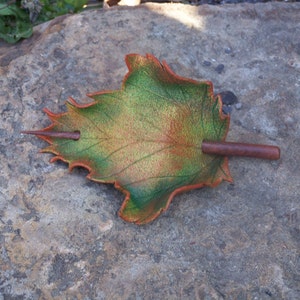 Autumn Sycamore Leaf Hair Cup