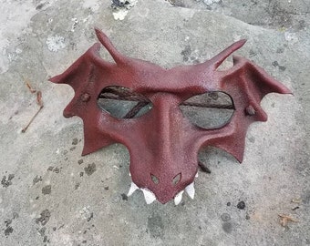 Red Wee Dragon in Leather