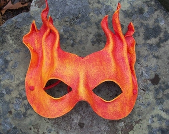 Leather Fire Mask