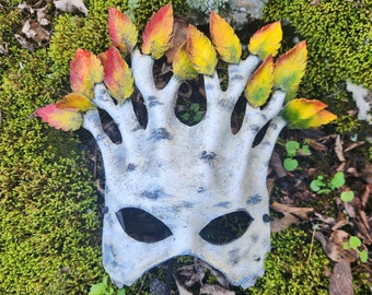 Autumn Birch Tree Mask