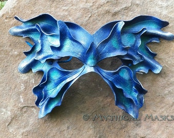 Blue Great Fairy Leather Mask