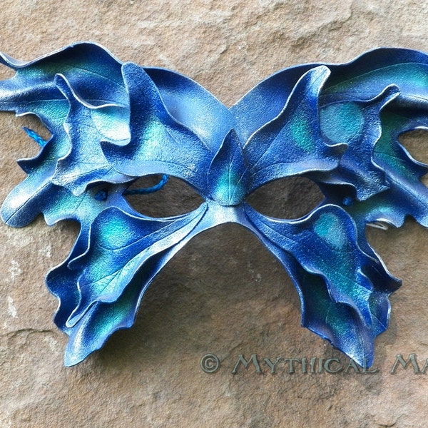 Blue Great Fairy Leather Mask