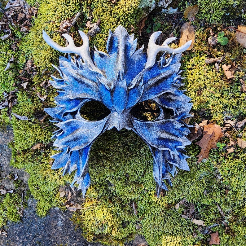 Masque Great Greenman avec bois image 1