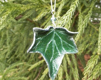 Ivy Leaf Pendant Necklace