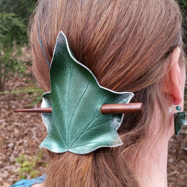 Coupe de cheveux en feuille de lierre