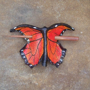 Monarch Butterfly  Hair Cup