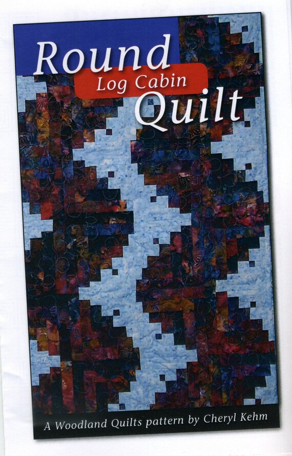 Items Similar To Round Log Cabin Quilt Pattern On Etsy
