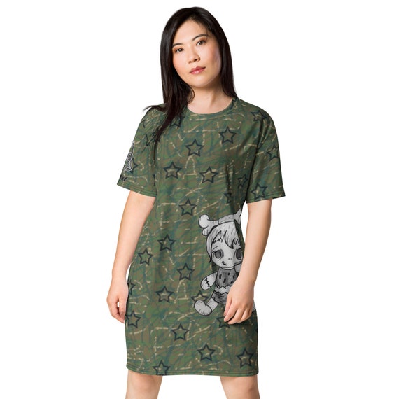 army green t shirt dress goTIELESS Ultimate Dress Shirt (Army Green) main image 0