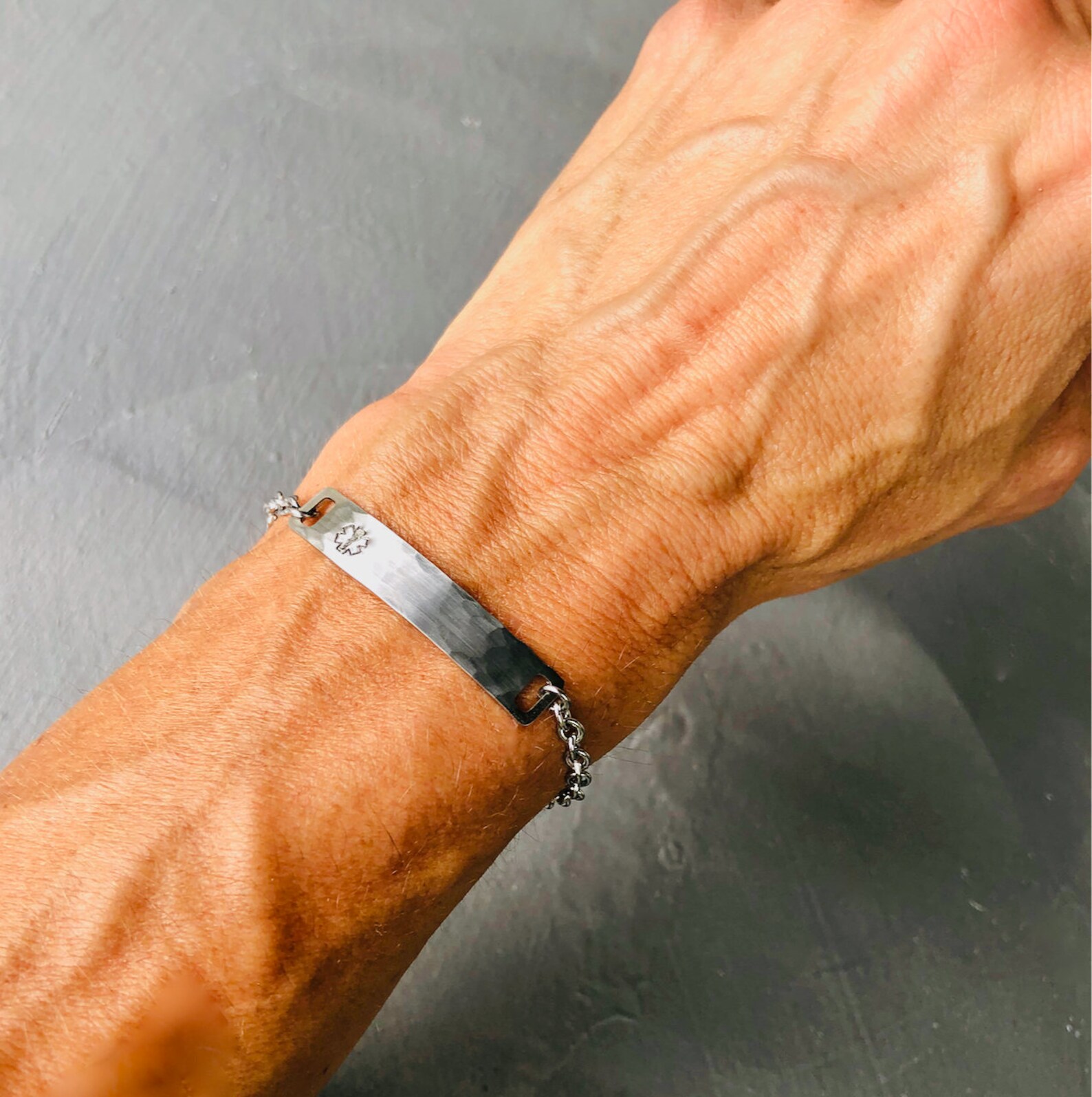 Medical Alert Bracelet Custom Medical ID Bracelet Stainless Etsy