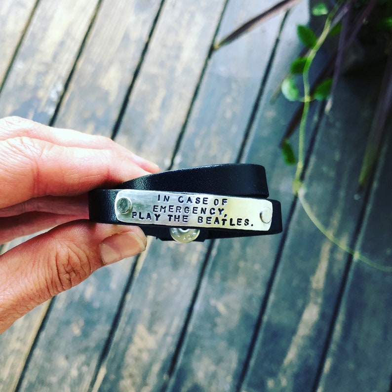 Medical ID Bracelet Leather Medical ID Bracelet Unisex Etsy