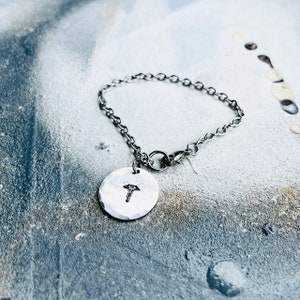 Customizable Medical Alert Stainless Steel Charm Bracelet