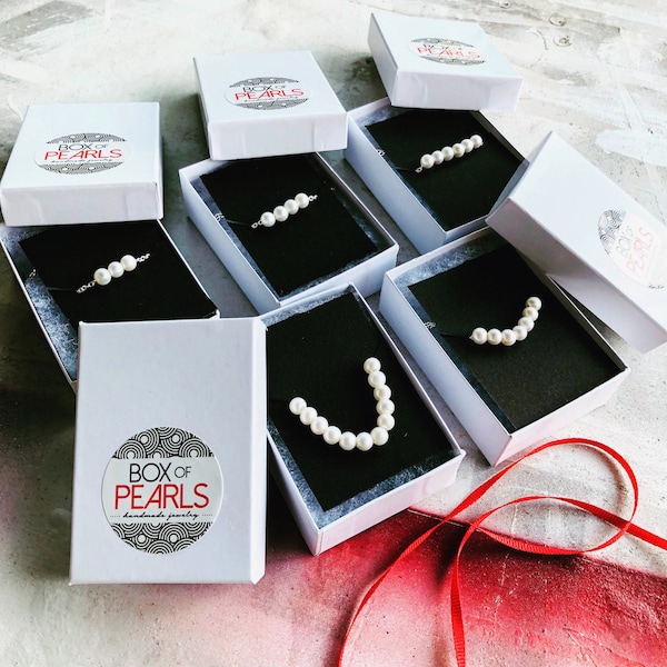 Pearl Necklace in Silver, Silver Add a Pearl Necklace, 5.5-6mm Pearl Necklace