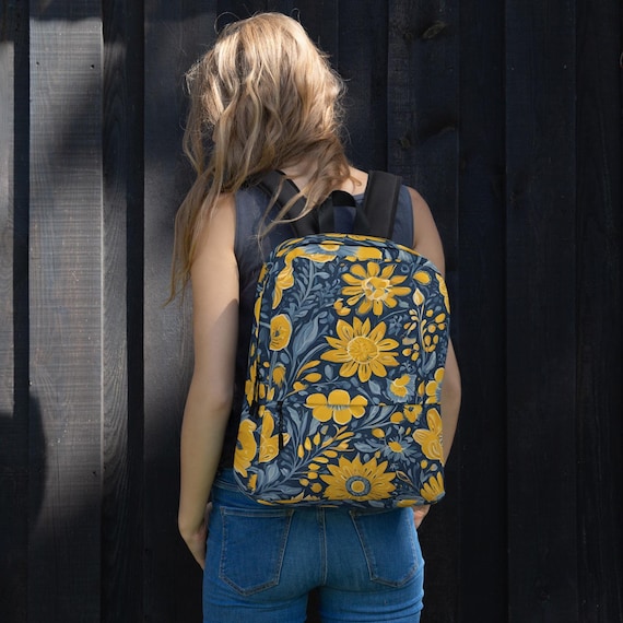 Folk Art Backpack Amazon.com: VFKLT Polish Folk Art Pattern Backpack for Men  main image 2