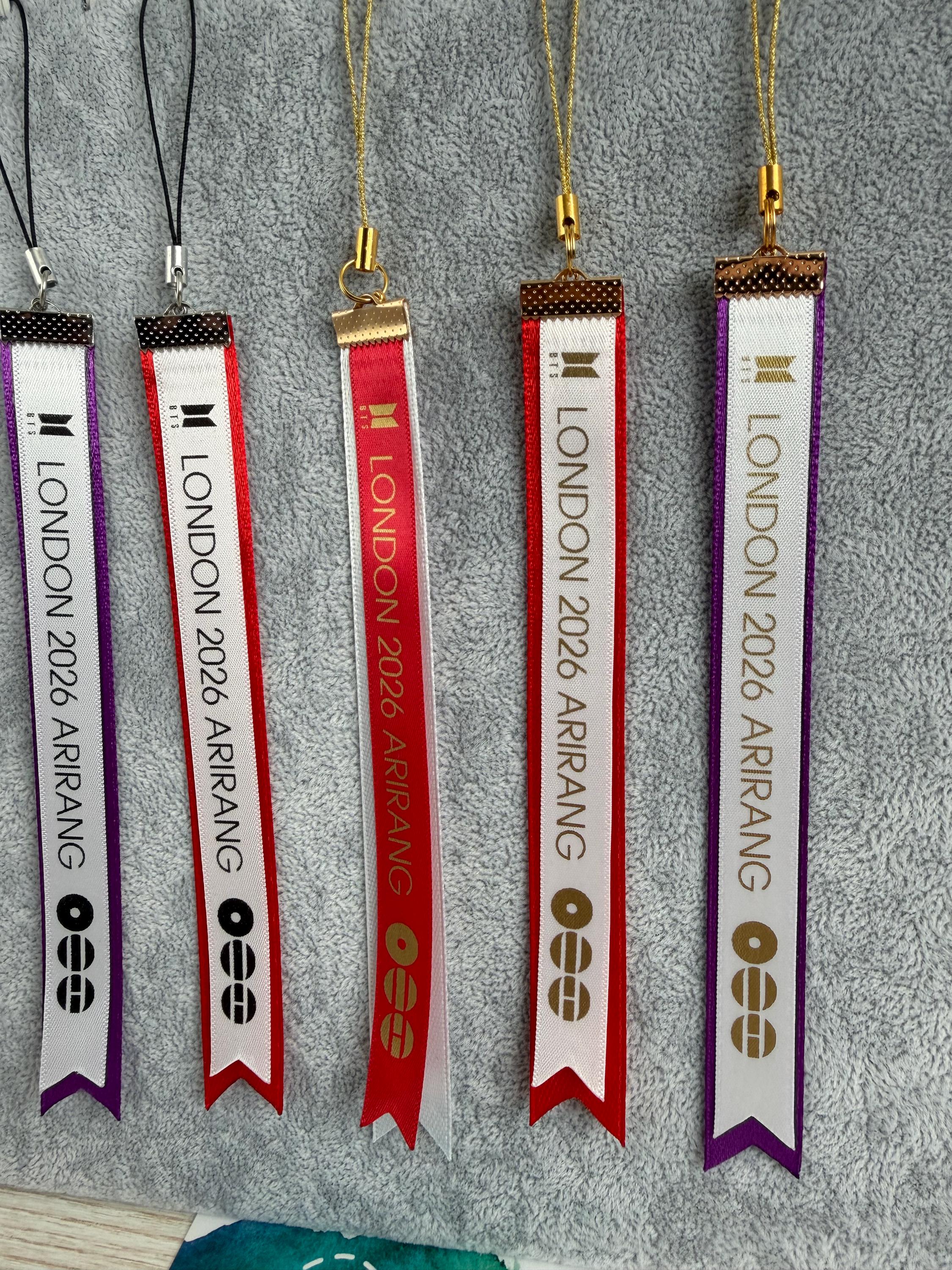 BTS ARIRANG London 2026 Ribbon Light Stick/bag Charm - Etsy UK