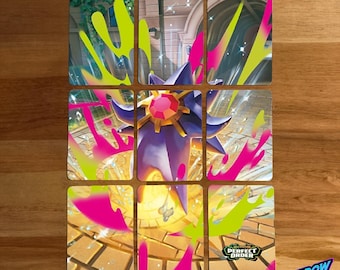 Perfect Order Binder Page Set | Full Art Zygarde, Clefable, Starmie & Meowth Custom Pokémon TCG Dividers | Mega Evolution Fan Art