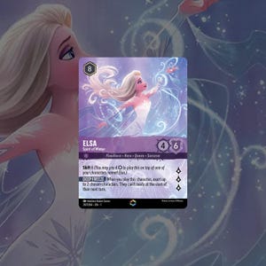 Lorcana - Il primo capitolo - Carta proxy incantata / Elsa - Spirito, Ade, Stitch, Topolino, Genio, Maui, Aurora, Belle, Simba, Trilli