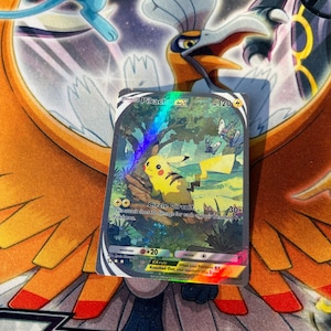 カスタム ピカチュウ EX カード - 没入型 | コレクター向けの物理的なポケモン TCG ポケット ホロフォイル アート