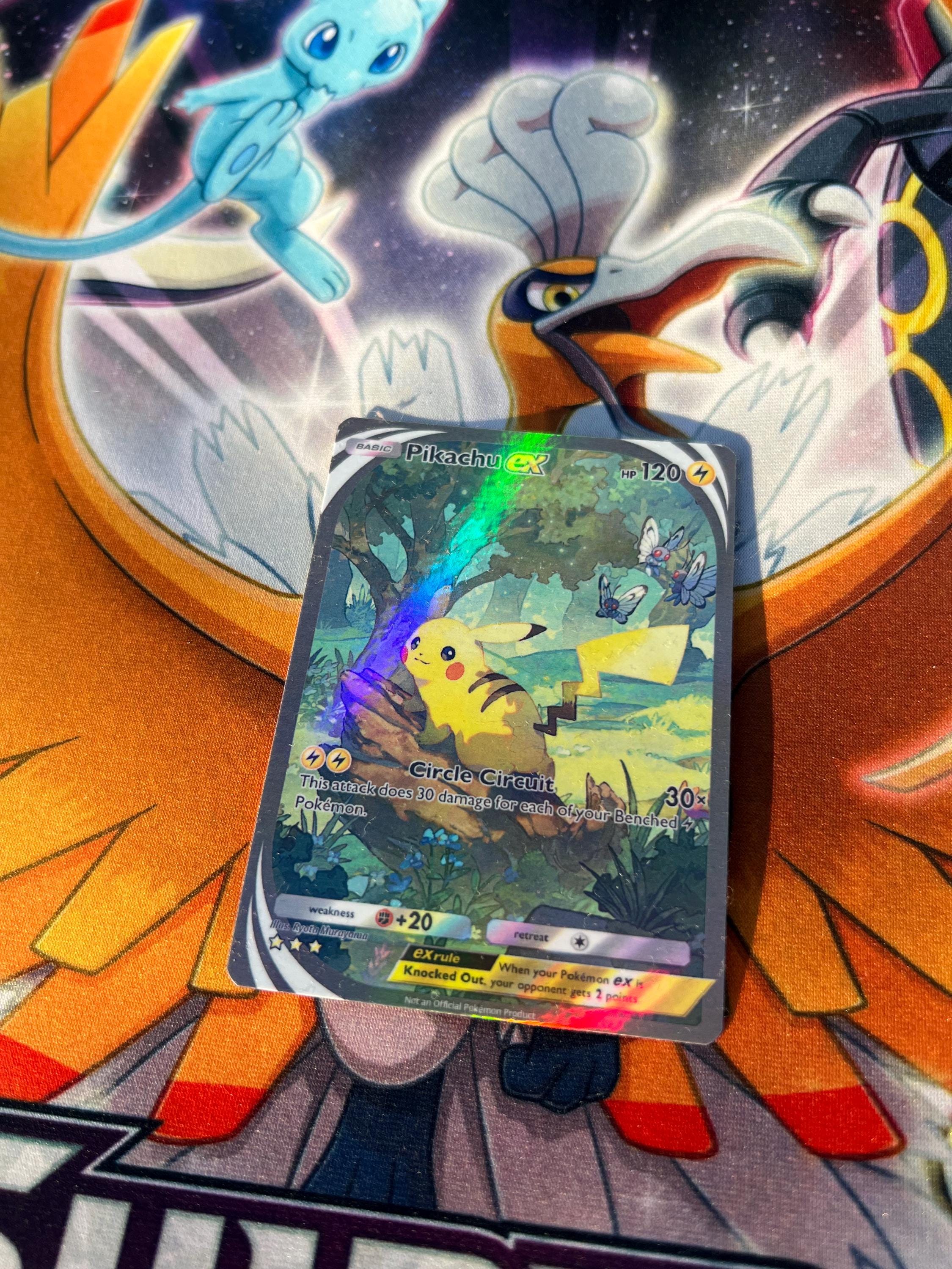 Custom Pikachu EX Card - Immersive | Physical Pokmon TCG Pocket Holofoil Art for Collectors - Etsy Custom Pikachu EX Card - Immersive | Physical Pokmon TCG Pocket Holofoil Art for Collectors - Etsy