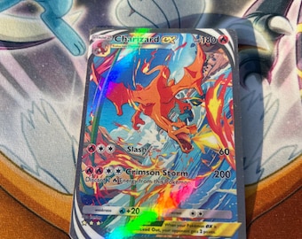 Custom Charizard EX Holofoil Card – Fan Art TCG Pocket Card