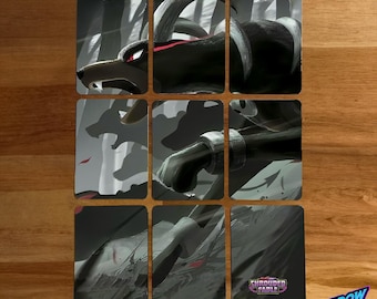 Shrouded Fable Binder Pages | Full Art Duskull, Houndoom & Persian Pokémon TCG Dividers | Custom Fanmade Display Extended TCG Vault X