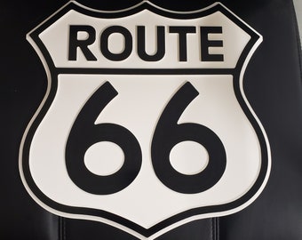 Señal de la ruta 66