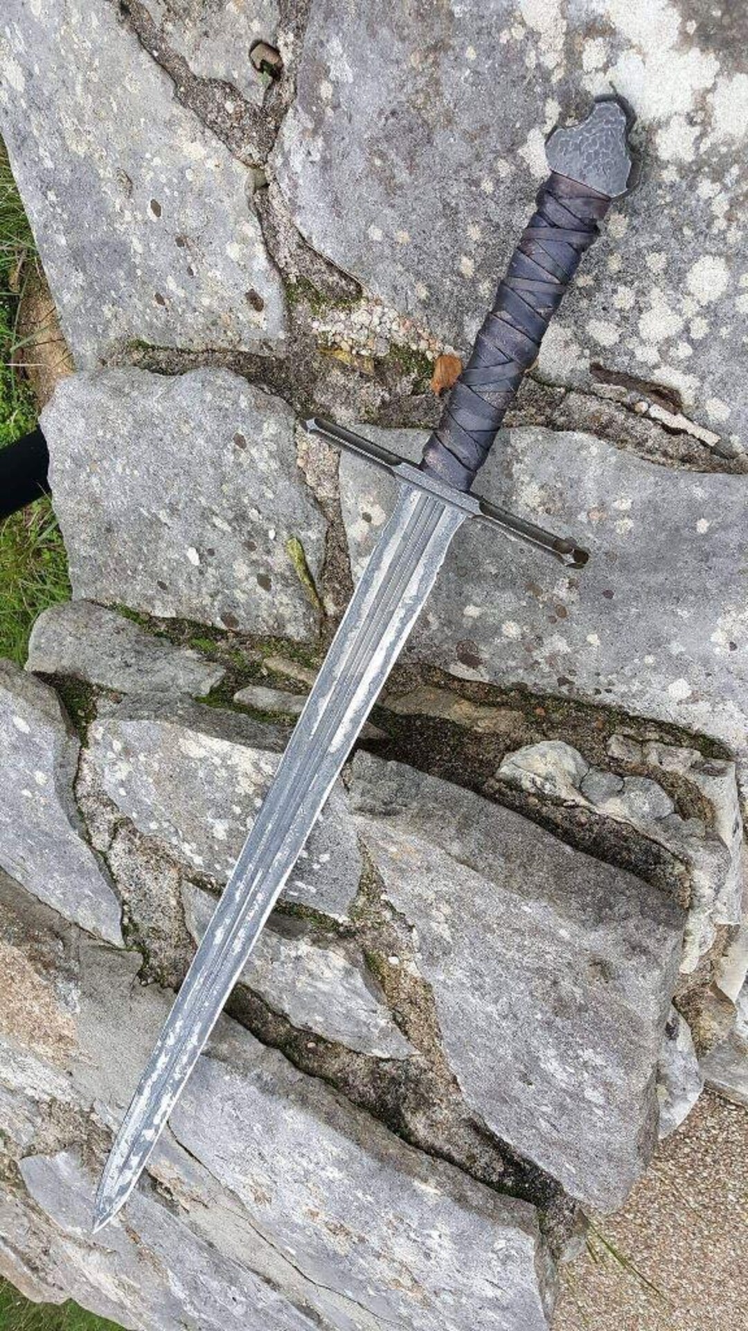 Awesome Handmade Carbon Steel 33-inch Long Sword W/ Sheath - Etsy