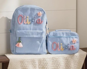 Custom Kids School Bag, Personalized Toddler Backpack with Name, Preschool Backpack for Boys Girls, Children’s Book Bag Gift, Birthday Gift