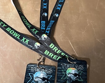 Personalized Chris Brown Keepsake Lanyard & Badge