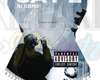 Corsé Blueprint inspirado en Jay-Z, corsé de artista totalmente personalizado, atuendo para conciertos.