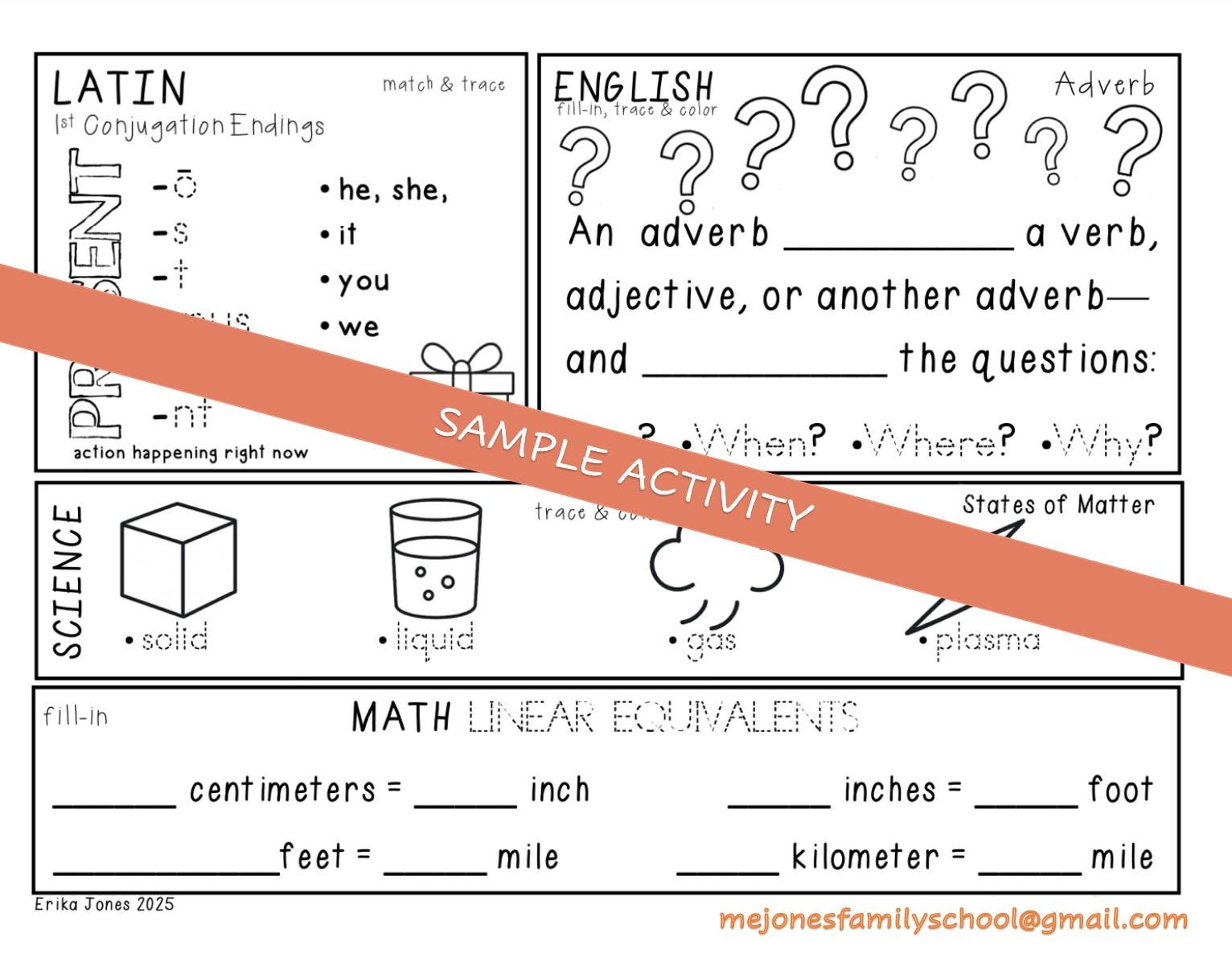 CC Cycle 2 Memory Work Worksheets | Classical Conversations Foundations ...
