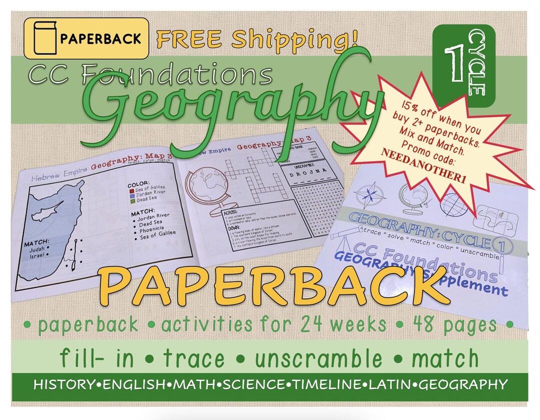 Cycle 1 Geography Workbook PAPERBACK | Classical Conversations ...