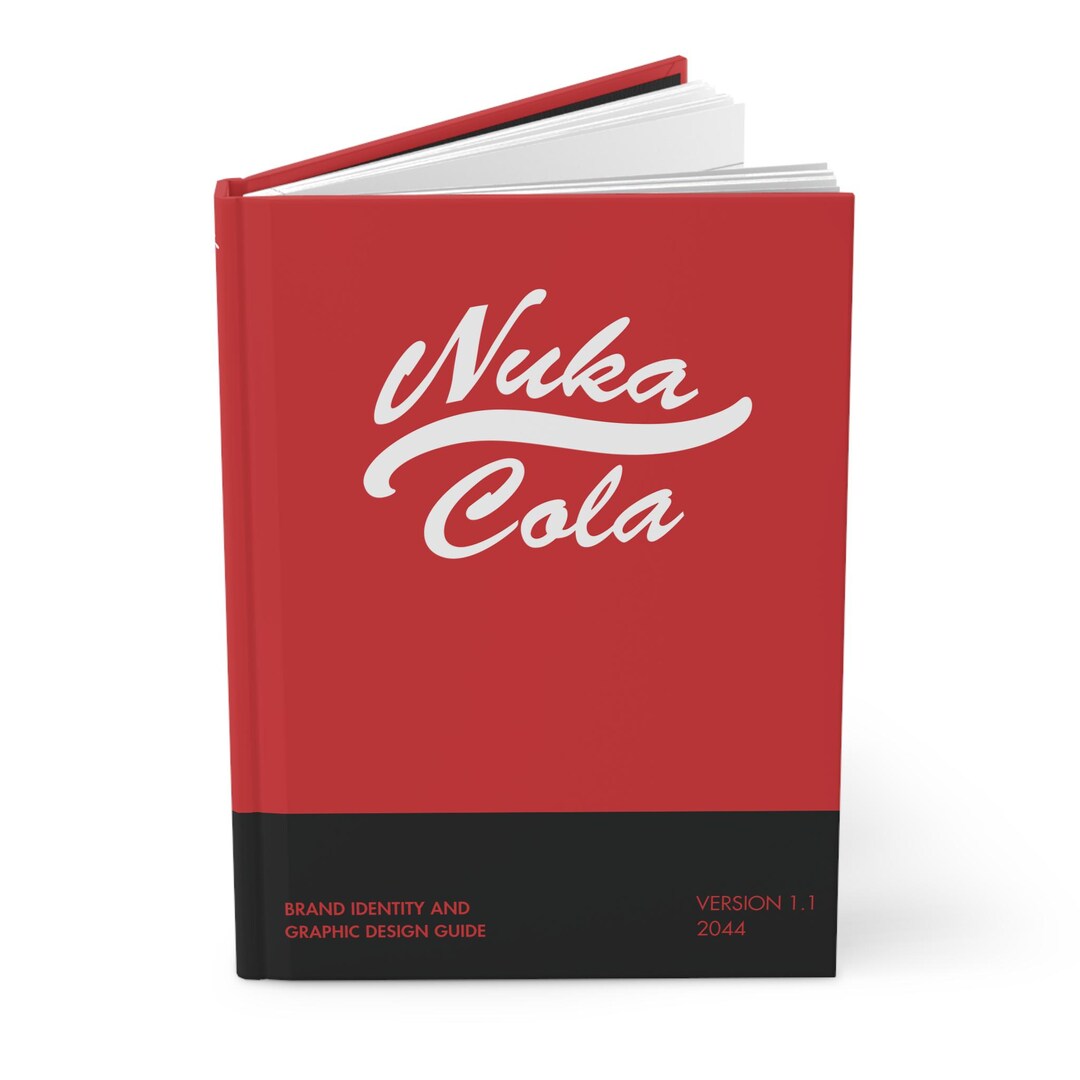Nuka-cola Brand Identity. Fallout Inspired Notebook. Replica Notebook ...