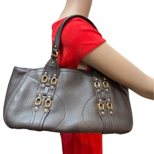 Bolsa de couro marrom Cole Haan autêntica, usada e autêntica. Cole Haan.