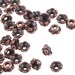 250 Antique Copper Beadcaps 4mm Scalloped Tiny Copper Bead Caps TierraCast BULK (PC45)