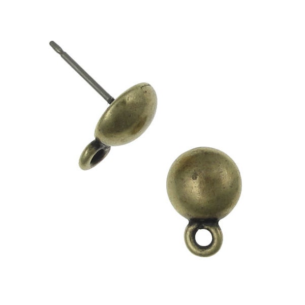 Antique Bronze Earrings Etsy