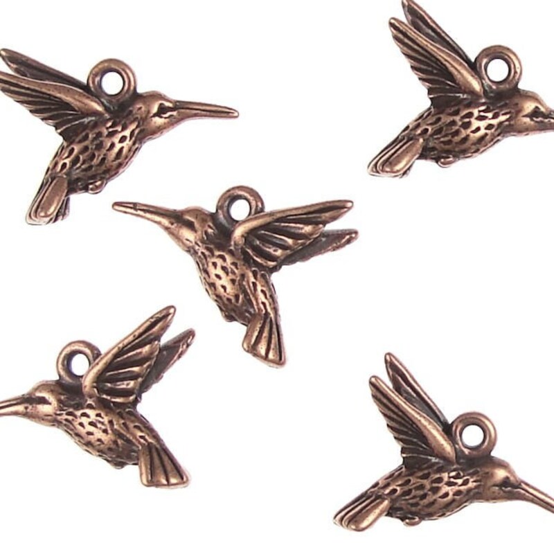 Hummingbird Charm - Etsy