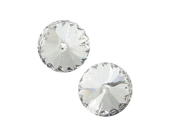 11mm CLEAR CRYSTAL Swarovski Rivoli Stones 10.5mm 10.7mm 10mm Rivoli Stones Sparkly Swarovski Crystal Rivolis Size ss47 47ss