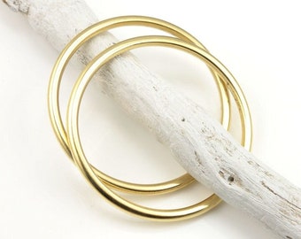 1 Piece Solid Seamless Ring Large 35mm Open Frame Hoop Nunn Design Antique Gold Ring Pendant Gold Pendant Charm Circle Pendant Modern