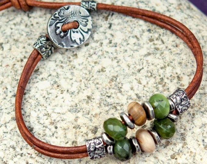 DIY BRACELET Tierracast Do It Yourself Jewelry Kit Jardin Gemstone