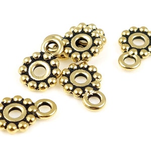 50pcs Gold Eye Hooks ,small Eye Screws,bead Connectors ,mini Eye