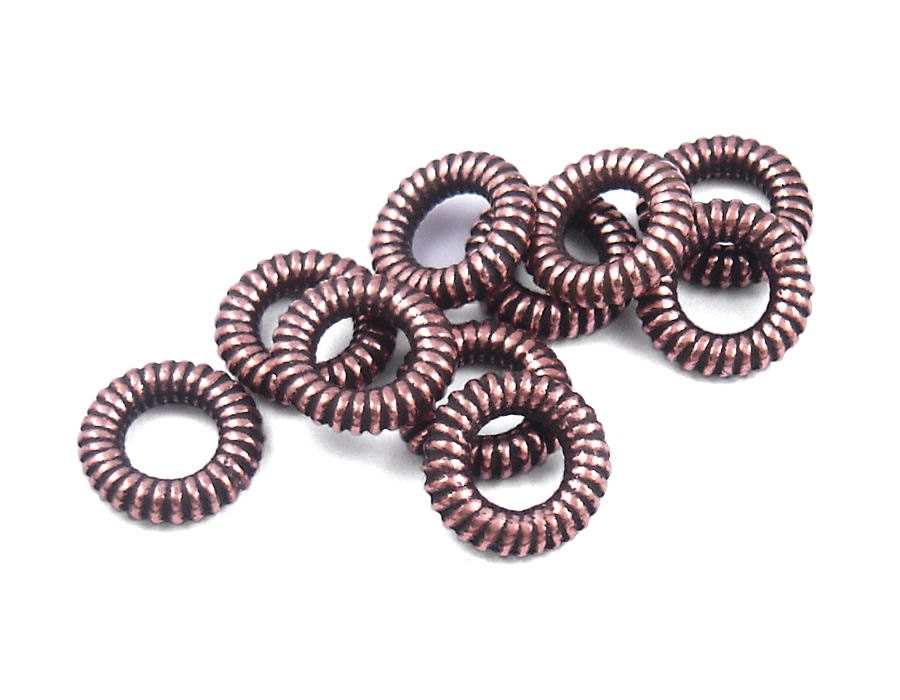 Copper Spacer Beads,, TierraCast