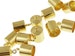 12 Kumihimo Caps - 8mm Kumihimo End Caps - Gold Plated Large Cord End Caps - Kumihimo Findings Supplies Glue Ready Glue In Caps (KH32) 