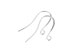 144 Silver Earring Wires - Silver Plated Earring Findings Tall French Hooks Earring Hooks Wires - Ear Findings Silver Findings (FS73) 