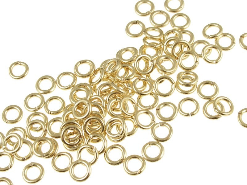 jewellery findings 100 Jump rings 5mm platinum jumprings High quality 