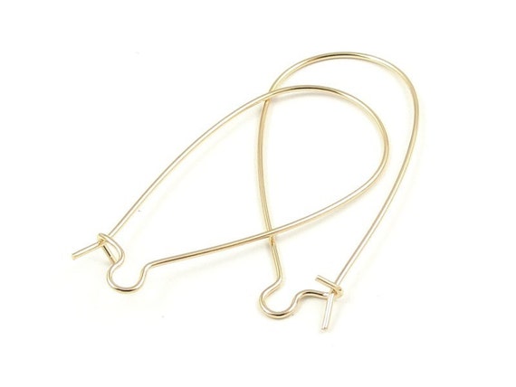 dialysis fish hook 36 Gold Ear Findings - 1.5