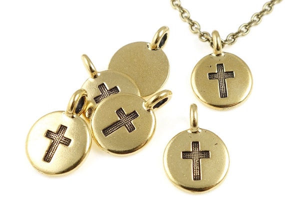 Extra Small Looped Cross Pendant, Pendant Only Extra Small Looped Cross Pendant, Pendant Only